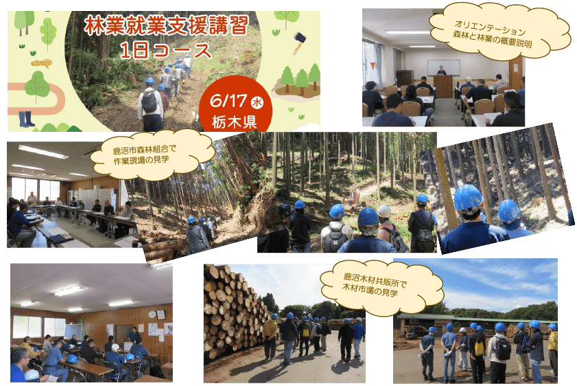 林業就業支援講習１日コース開催